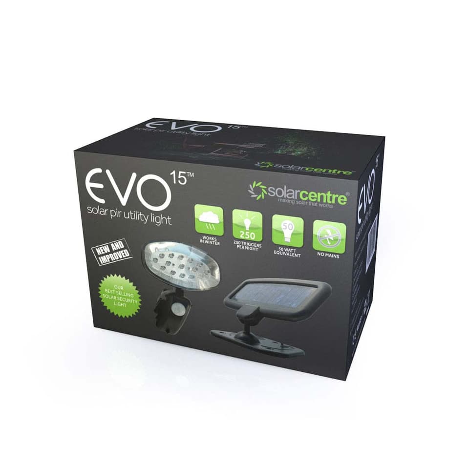 Evo15 Solar PIR Utility Light view 8