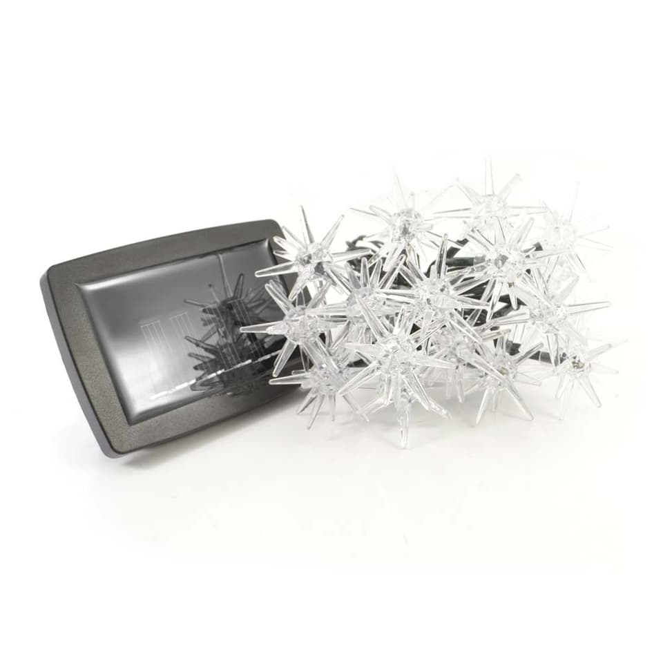 Starburst Solar String Lights White view 2