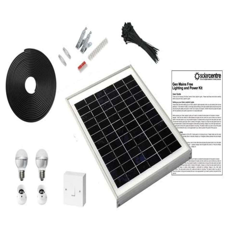 Geo 2 - Mains Free Solar Lighting Kit view 1