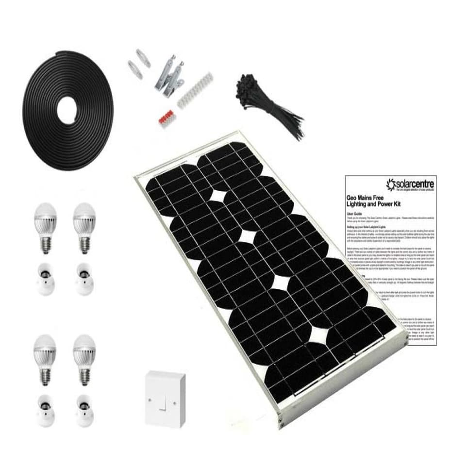 Geo 3 - Mains Free Solar Lighting Kit view 1