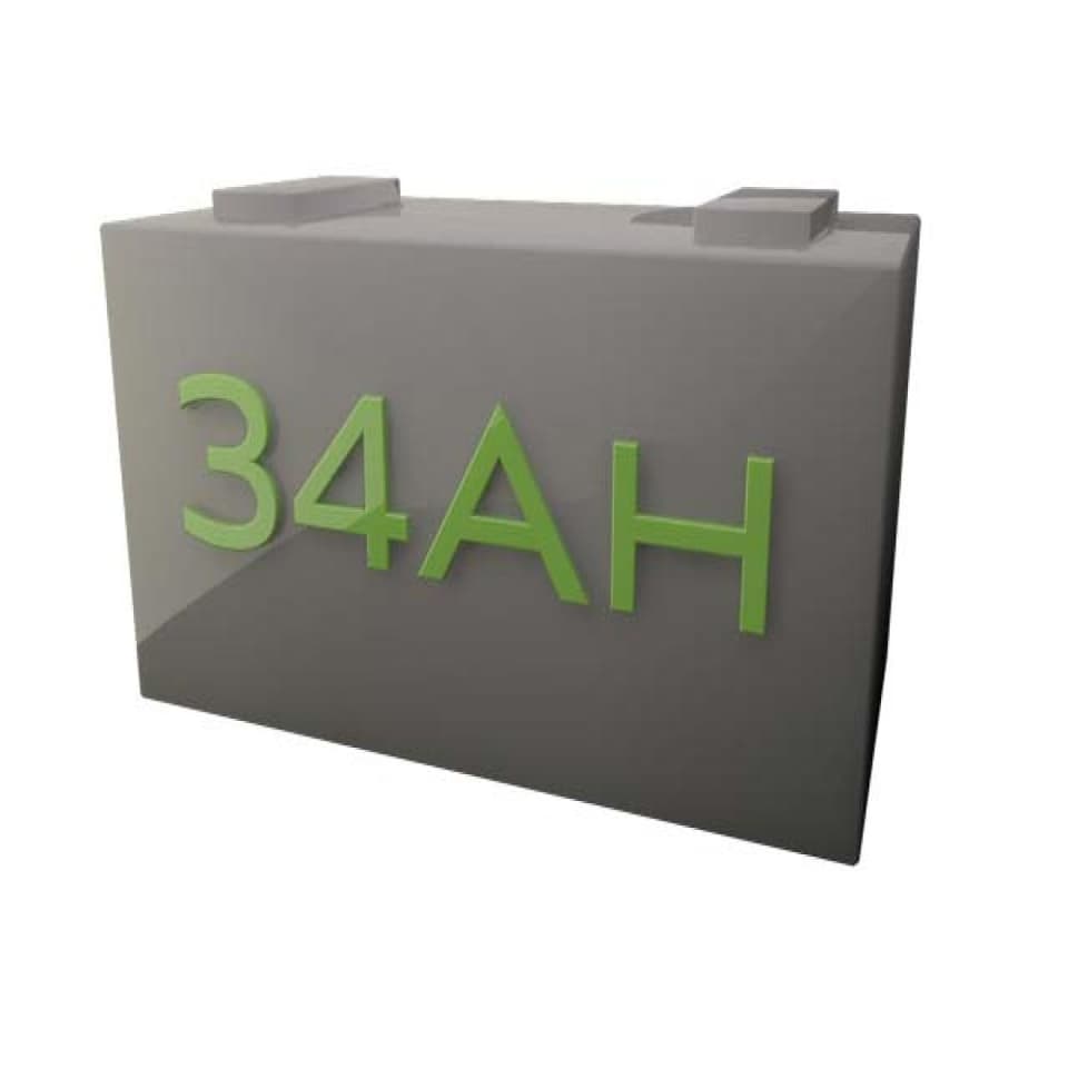 Sealed AGM 12volt 34AH Cyclic Battery view 1