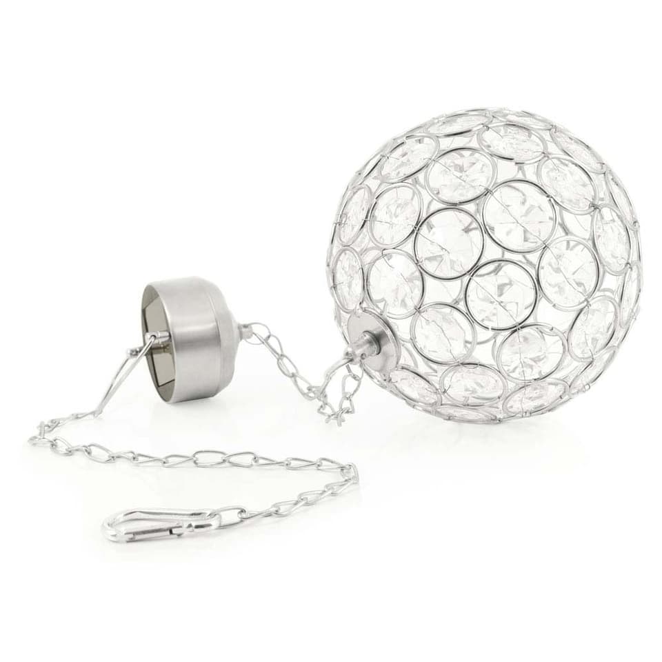 Aria Solar Hanging Crystal Ball Light view 1