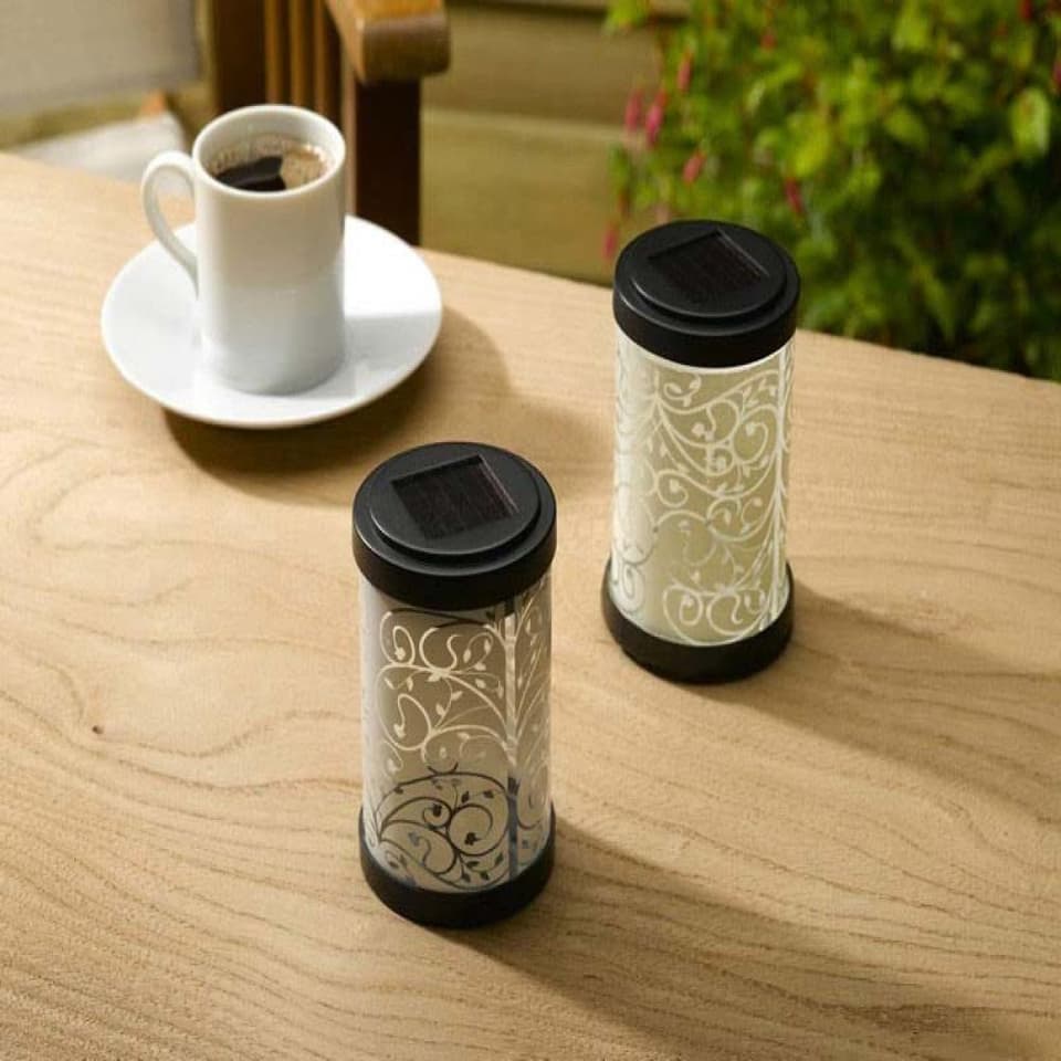 Scroll Cylinder Solar Lights - 6 Pack view 1