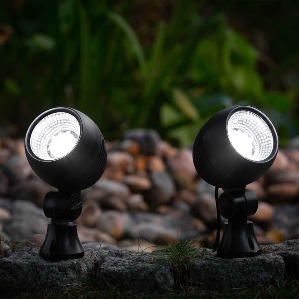 Globe Solar Spotlights (Set Of 2) view 1