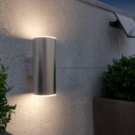 Chester Up & Down Solar Wall Light view 1